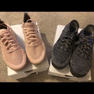 TWO pairs of Nike Air Vapormax Flyknit 2